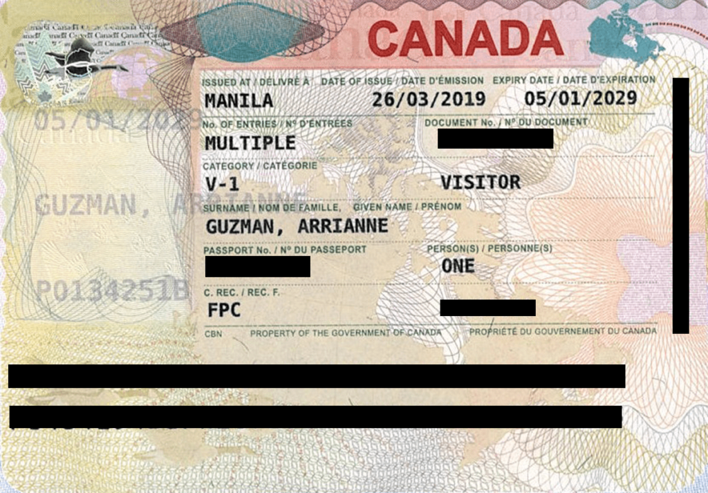 加拿大入境签证